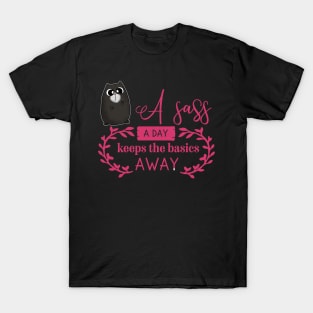 A Sass a Day Cute Cat T-Shirt